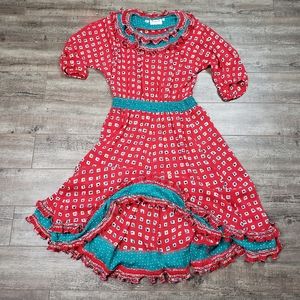 Assorti Dress Cottage Core 80s Vintage Susan Freis